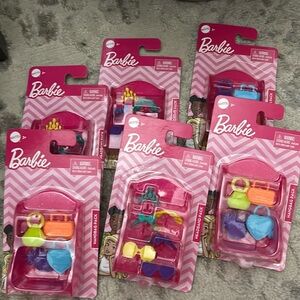 Barbie accessory lot with shelf set of 6 party favors